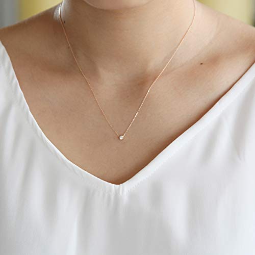 Amazon.co.jp: 4℃(ヨンドシー): K18ゴールド ネックレス